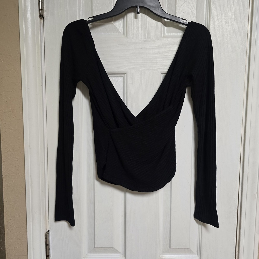 NWOT Reformation Minnie Knit Top in Black SZ S